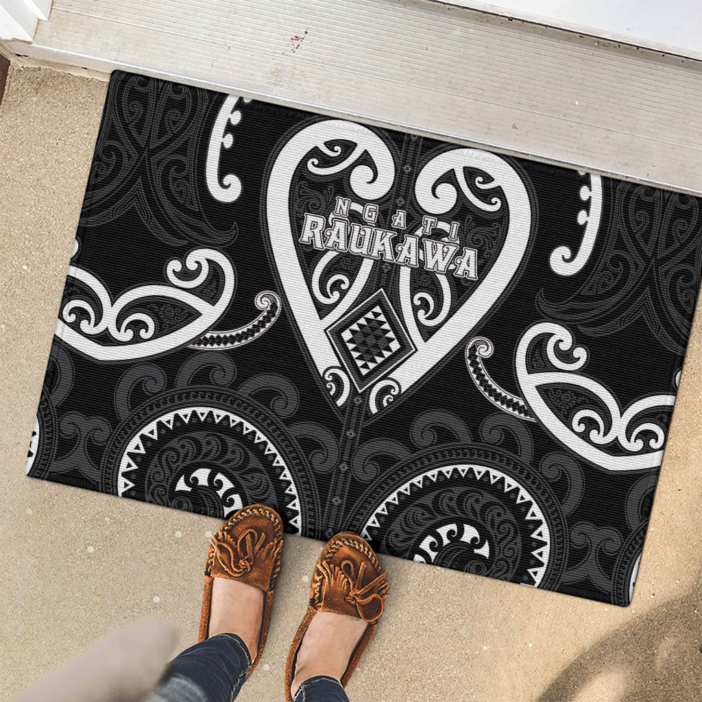 Aotearoa Ngati Raukawa Rubber Doormat Maori Tribal Pattern LT05 - Polynesian Pride