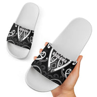 Aotearoa Ngati Raukawa Slide Sandals Maori Tribal Pattern LT05 - Polynesian Pride