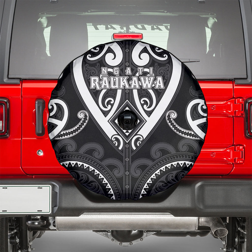 Aotearoa Ngati Raukawa Spare Tire Cover Maori Tribal Pattern LT05 - Polynesian Pride