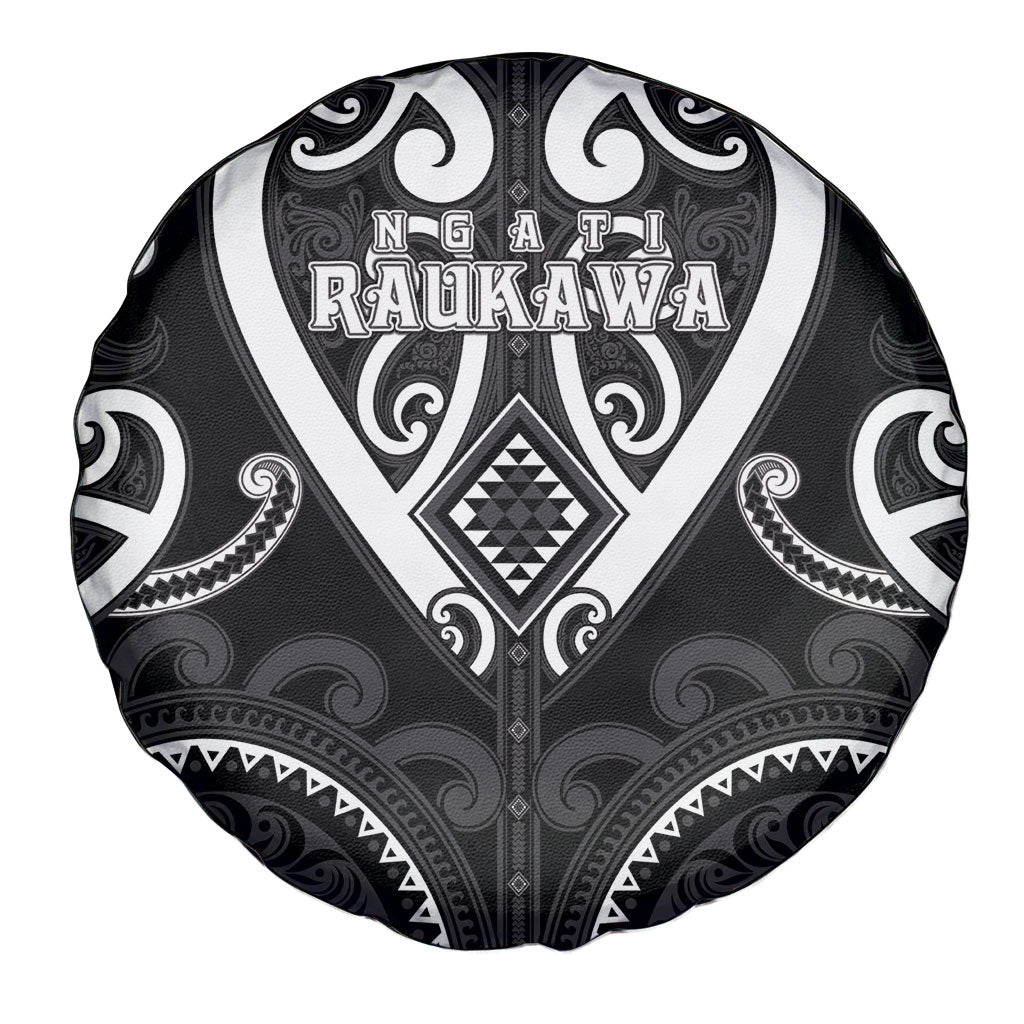 Aotearoa Ngati Raukawa Spare Tire Cover Maori Tribal Pattern LT05 - Polynesian Pride