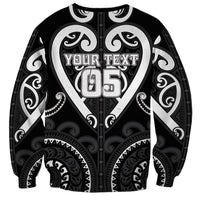 Custom Aotearoa Ngati Raukawa Sweatshirt Maori Tribal Pattern LT05 - Polynesian Pride