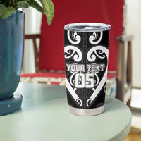 Custom Aotearoa Ngati Raukawa Tumbler Cup Maori Tribal Pattern LT05 - Polynesian Pride