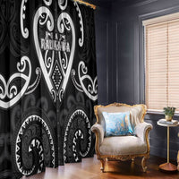 Aotearoa Ngati Raukawa Window Curtain Maori Tribal Pattern LT05 - Polynesian Pride