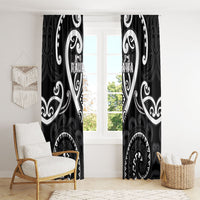 Aotearoa Ngati Raukawa Window Curtain Maori Tribal Pattern LT05 - Polynesian Pride