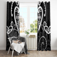 Aotearoa Ngati Raukawa Window Curtain Maori Tribal Pattern LT05 - Polynesian Pride