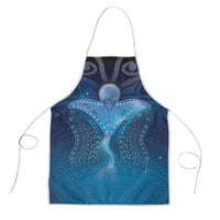 Polynesia Manta Ray Apron Let's The Sea Set You Free LT05 Blue - Polynesian Pride