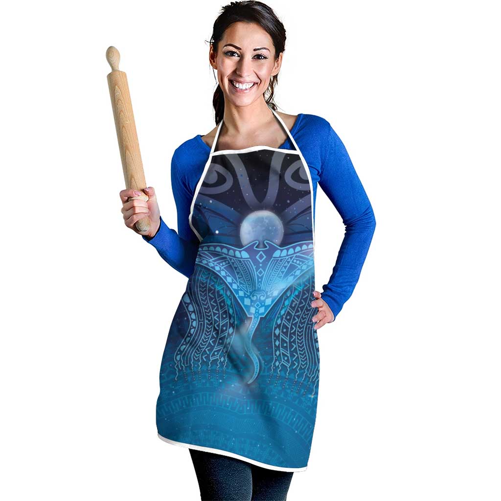 Polynesia Manta Ray Apron Let's The Sea Set You Free LT05 - Polynesian Pride