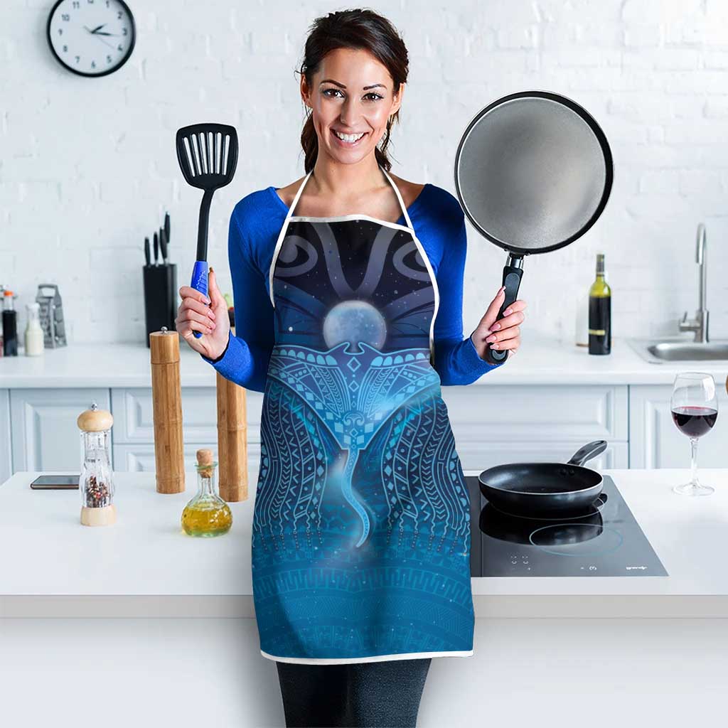 Polynesia Manta Ray Apron Let's The Sea Set You Free LT05 - Polynesian Pride
