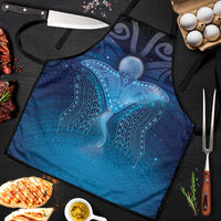 Polynesia Manta Ray Apron Let's The Sea Set You Free LT05 Blue - Polynesian Pride