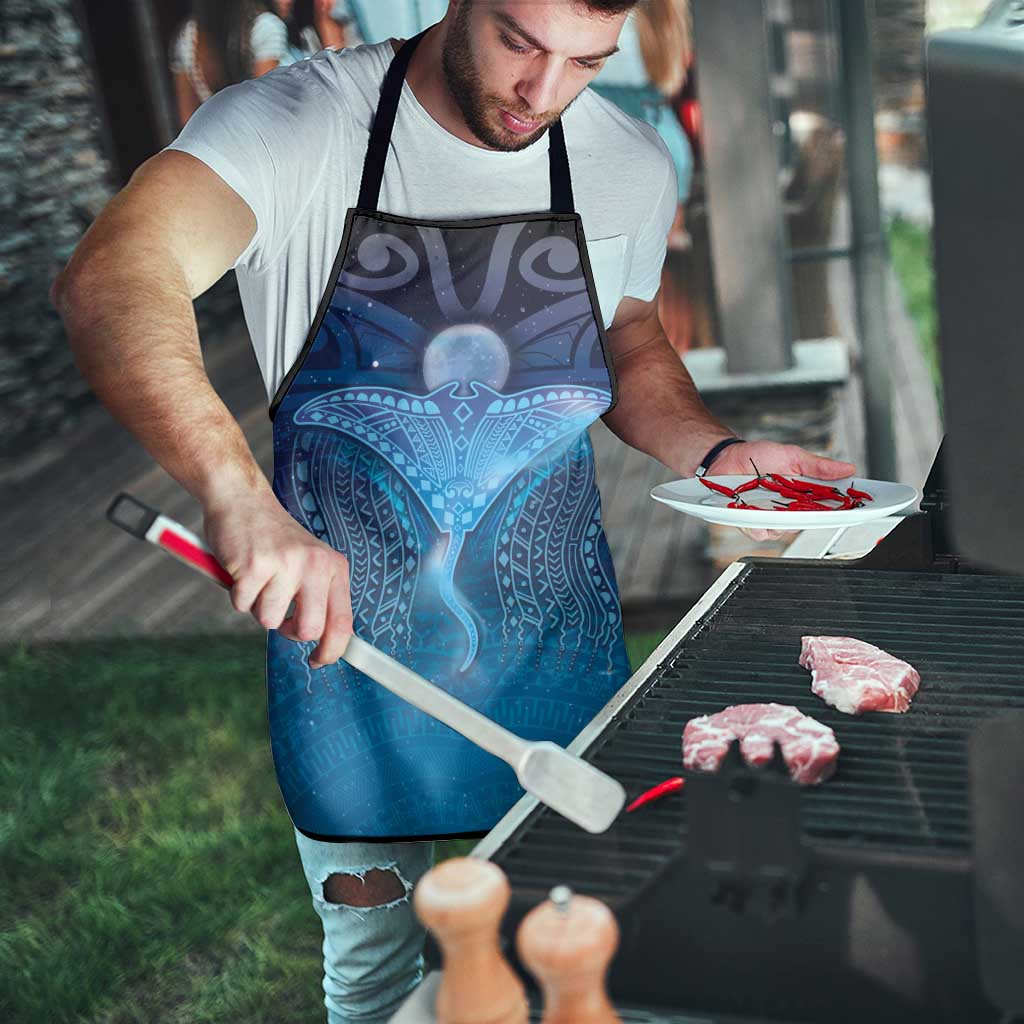 Polynesia Manta Ray Apron Let's The Sea Set You Free LT05 - Polynesian Pride