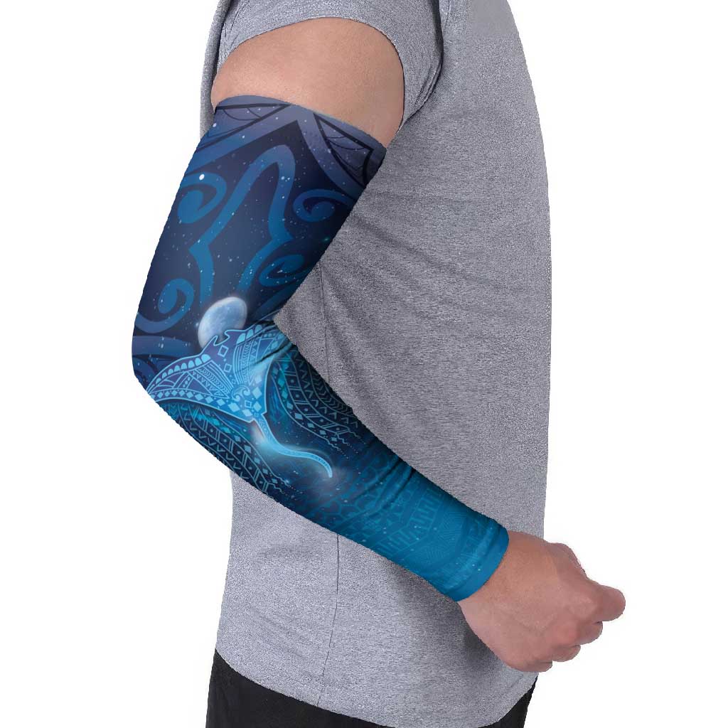 Polynesia Manta Ray Arm Sleeves Let's The Sea Set You Free LT05 - Polynesian Pride