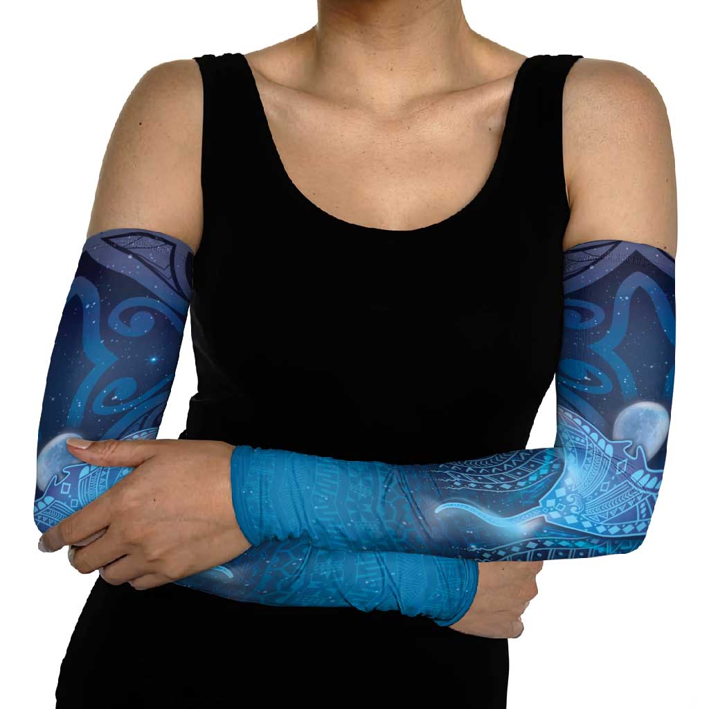 Polynesia Manta Ray Arm Sleeves Let's The Sea Set You Free LT05 - Polynesian Pride