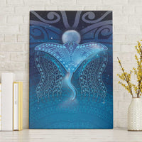 Polynesia Manta Ray Canvas Wall Art Let's The Sea Set You Free LT05 Without Frame Blue - Polynesian Pride