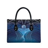 Polynesia Manta Ray Leather Bag Let's The Sea Set You Free LT05 - Polynesian Pride