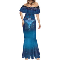 Polynesia Manta Ray Mermaid Dress Let's The Sea Set You Free LT05 - Polynesian Pride