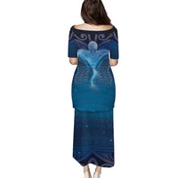 Polynesia Manta Ray Puletasi Let's The Sea Set You Free LT05 - Polynesian Pride