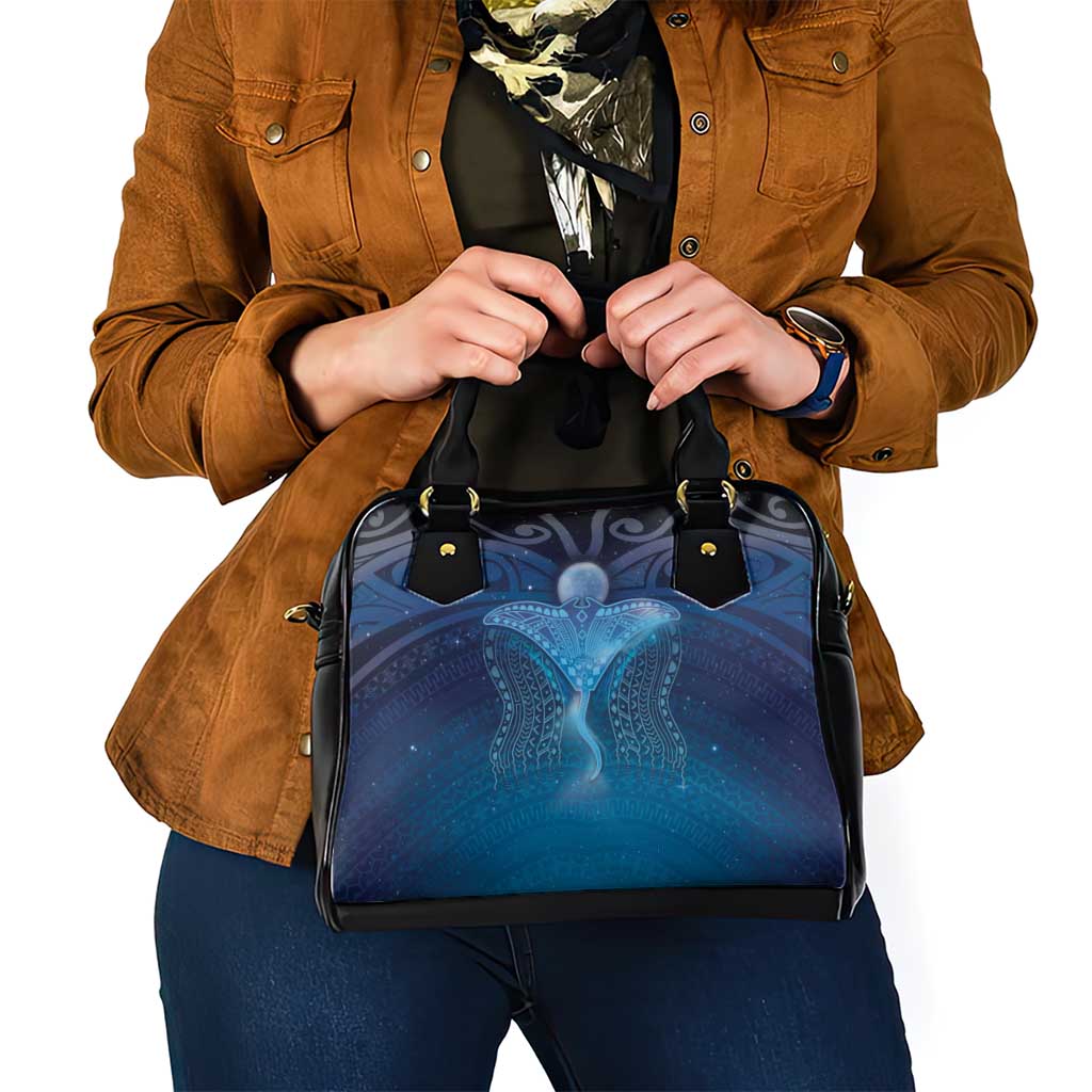 Polynesia Manta Ray Shoulder Handbag Let's The Sea Set You Free LT05 - Polynesian Pride