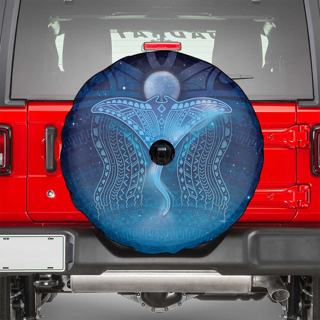Polynesia Manta Ray Spare Tire Cover Let's The Sea Set You Free LT05 - Polynesian Pride