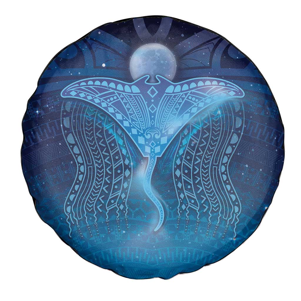 Polynesia Manta Ray Spare Tire Cover Let's The Sea Set You Free LT05 - Polynesian Pride
