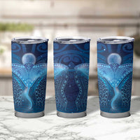 Polynesia Manta Ray Tumbler Cup Let's The Sea Set You Free LT05 - Polynesian Pride