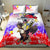 Filipino American History Month Bedding Set The Eight-Rayed Sun Flags With Bald Eagle LT05 - Polynesian Pride