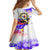 Filipino American History Month Family Matching Off Shoulder Maxi Dress and Hawaiian Shirt The Eight-Rayed Sun Flags With Bald Eagle LT05 - Polynesian Pride