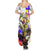 Filipino American History Month Family Matching Summer Maxi Dress and Hawaiian Shirt The Eight-Rayed Sun Flags With Bald Eagle LT05 - Polynesian Pride