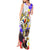 Filipino American History Month Tank Maxi Dress The Eight-Rayed Sun Flags With Bald Eagle LT05 - Polynesian Pride