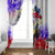 Filipino American History Month Window Curtain The Eight-Rayed Sun Flags With Bald Eagle LT05 - Polynesian Pride