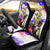 Personalised Filipino American History Month Car Seat Cover The Eight-Rayed Sun Flags With Bald Eagle LT05 - Polynesian Pride