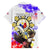 Personalized Filipino American History Month Family Matching Puletasi Dress and Hawaiian Shirt The Eight-Rayed Sun Flags With Bald Eagle LT05 - Polynesian Pride