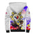 Personalized Filipino American History Month Sherpa Hoodie The Eight-Rayed Sun Flags With Bald Eagle LT05 - Polynesian Pride