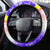 Personalized Filipino American History Month Steering Wheel Cover The Eight-Rayed Sun Flags With Bald Eagle