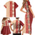 Papua New Guinea Family Matching Short Sleeve Bodycon Dress and Hawaiian Shirt Oro Tapa Pattern