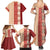 Papua New Guinea Family Matching Summer Maxi Dress and Hawaiian Shirt Oro Tapa Pattern