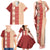 Papua New Guinea Family Matching Tank Maxi Dress and Hawaiian Shirt Oro Tapa Pattern