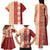 Papua New Guinea Family Matching Tank Maxi Dress and Hawaiian Shirt Oro Tapa Pattern