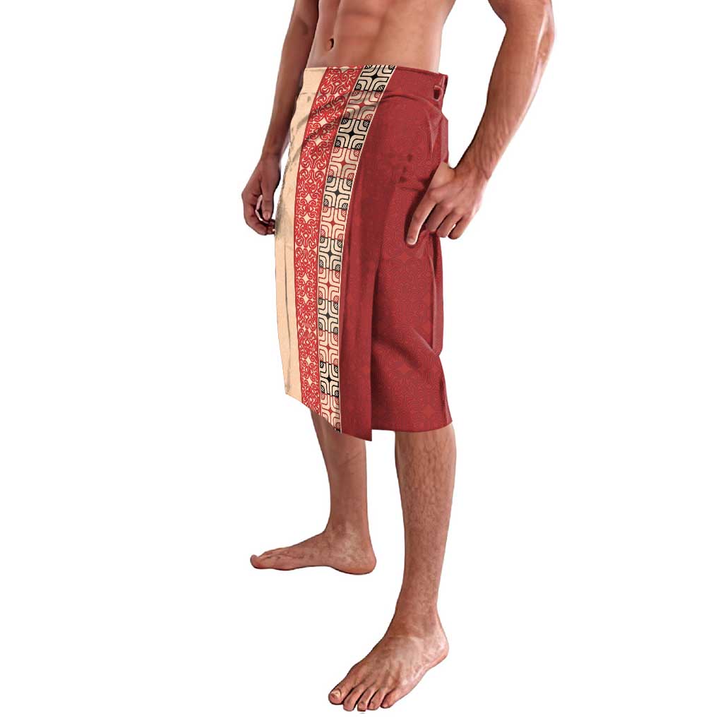 Papua New Guinea Lavalava Oro Tapa Pattern LT05 - Polynesian Pride