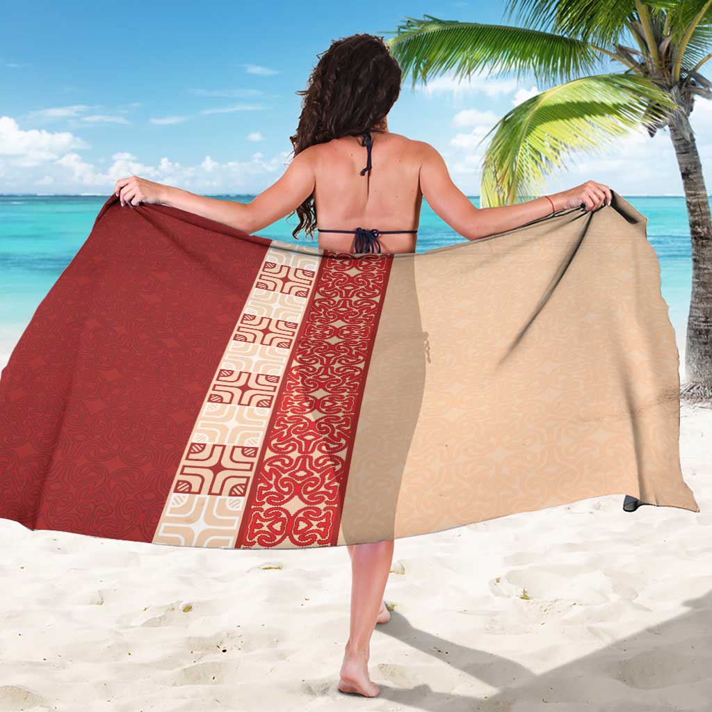 Papua New Guinea Sarong Oro Tapa Pattern LT05 - Polynesian Pride