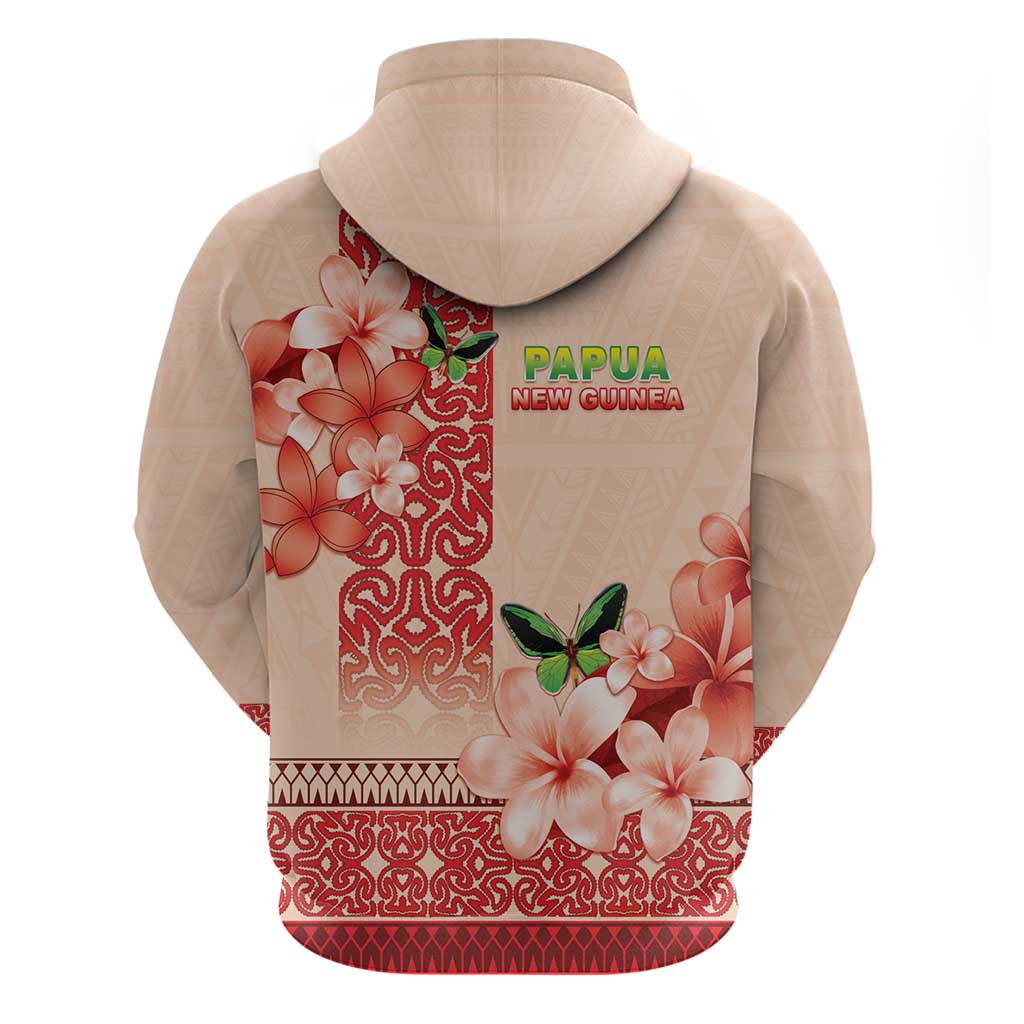 Papua New Guinea Oro Province Hoodie Oro Birdwing Butterfly LT05 - Polynesian Pride