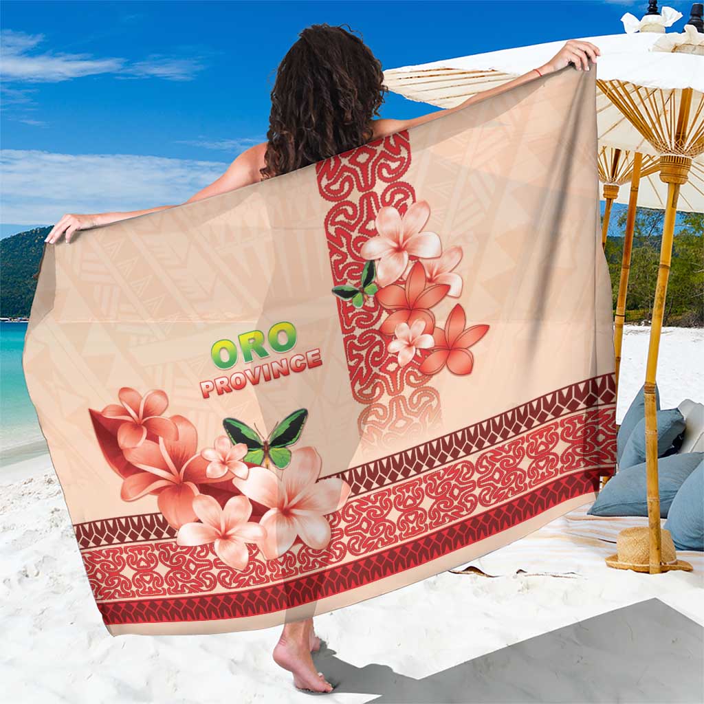Papua New Guinea Oro Province Sarong Oro Birdwing Butterfly LT05 One Size 44 x 66 inches Beige - Polynesian Pride