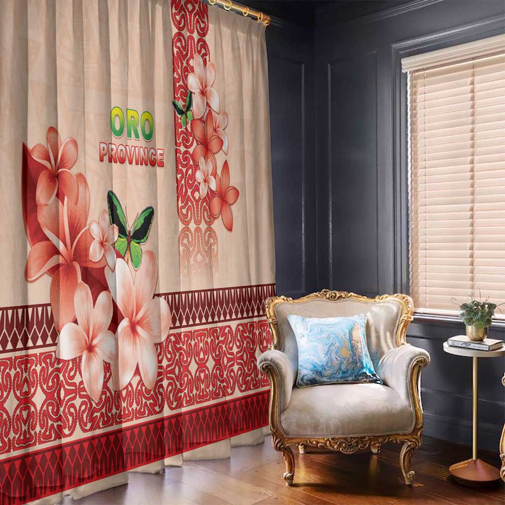 Papua New Guinea Oro Province Window Curtain Oro Birdwing Butterfly LT05 - Polynesian Pride