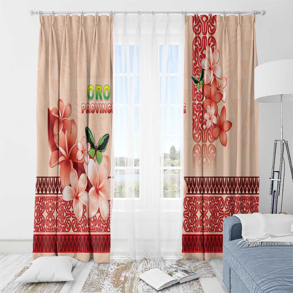 Papua New Guinea Oro Province Window Curtain Oro Birdwing Butterfly LT05 - Polynesian Pride