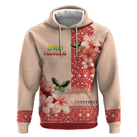 Papua New Guinea Oro Province Zip Hoodie Oro Birdwing Butterfly LT05 Pullover Hoodie Beige - Polynesian Pride