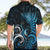 New Zealand Sea Week Hawaiian Shirt Maori Wave Pattern Ocean Blue