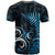 New Zealand Sea Week T Shirt Maori Wave Pattern Ocean Blue