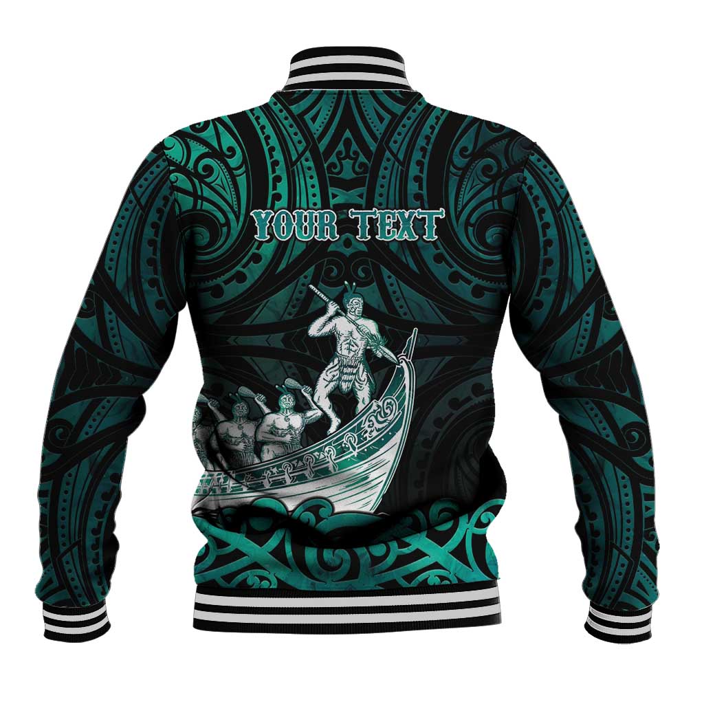 Personalised New Zealand Waka Racing Baseball Jacket Maori Warriors LT05 - Polynesian Pride