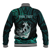 Personalised New Zealand Waka Racing Baseball Jacket Maori Warriors LT05 - Polynesian Pride