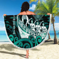 New Zealand Waka Racing Beach Blanket Maori Warriors LT05 - Polynesian Pride