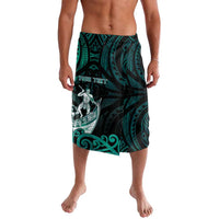 Personalised New Zealand Waka Racing Lavalava Maori Warriors LT05 Green - Polynesian Pride